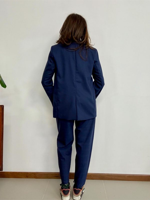 giacca blazer oxford maison cherie
