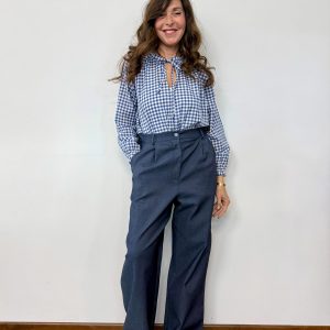 pantalone rossella denim maison cherie