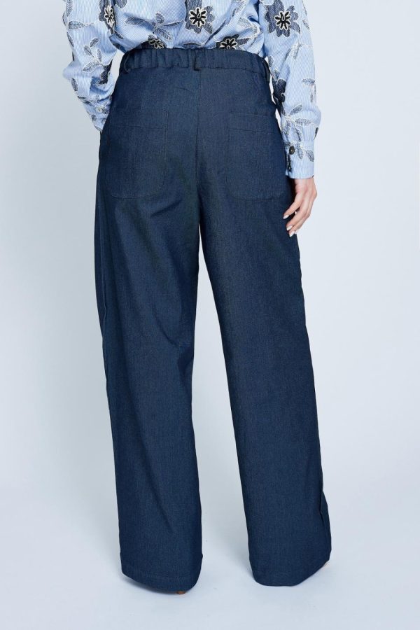 pantalone rossella denim maison cherie