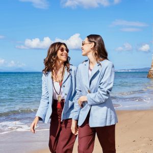 jacket celeste maison cherie