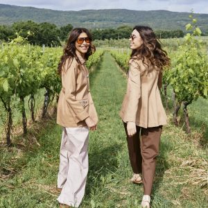 mirto checked trousers maison cherie