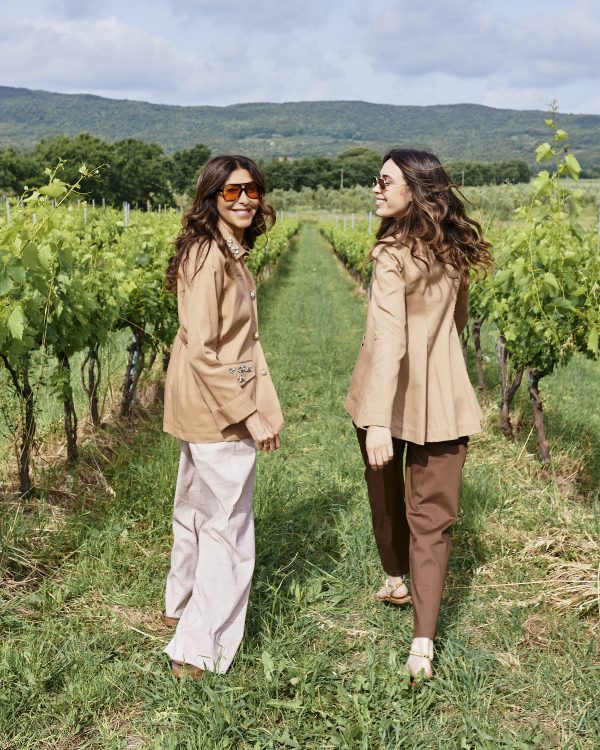 mirto checked trousers maison cherie