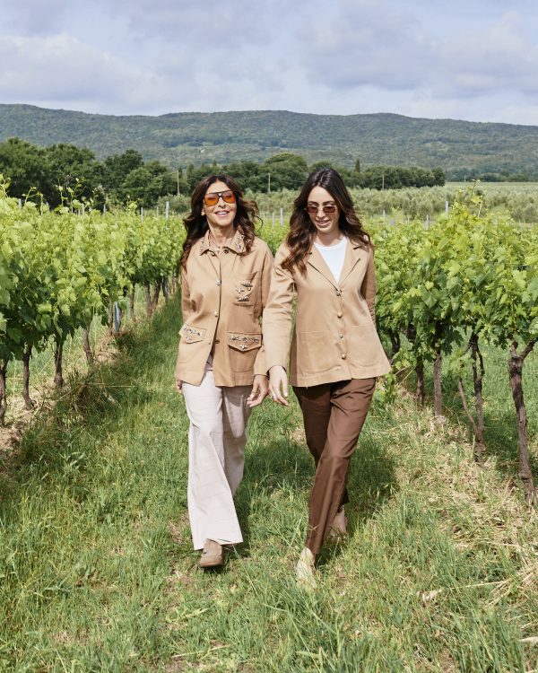 mirto checked trousers maison cherie