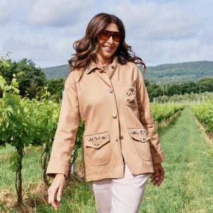 jacket pierre strass maison cherie