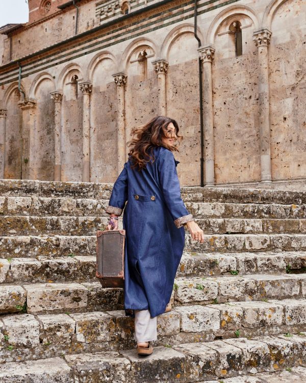 overcoat maltese maison cherie