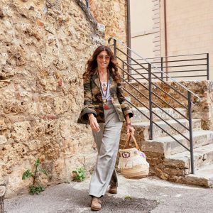 Mirto tartan trousers maison cherie