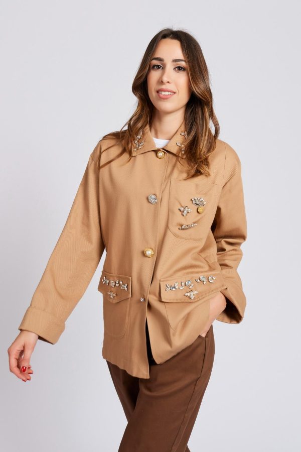 jacket pierre strass maison cherie