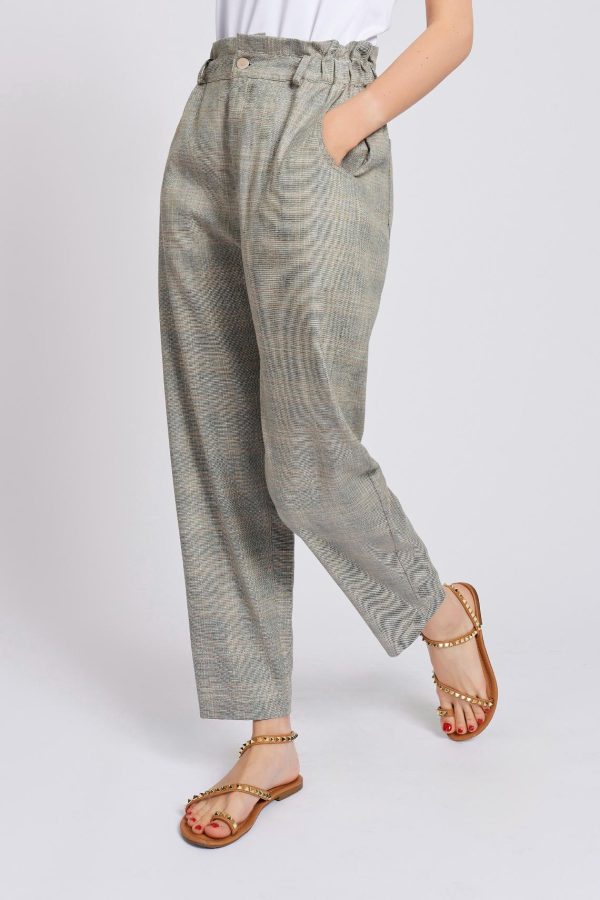 trousers frenzino tartan maison cherie
