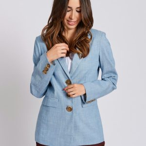 jacket celeste maison cherie