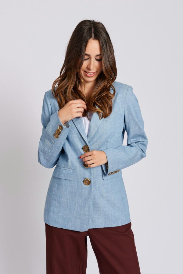 jacket celeste maison cherie