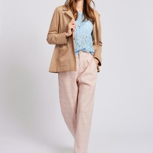 Frenzino checked trousers maison cherie