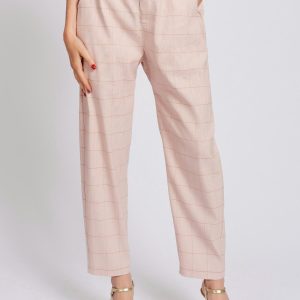 Frenzino checked trousers maison cherie