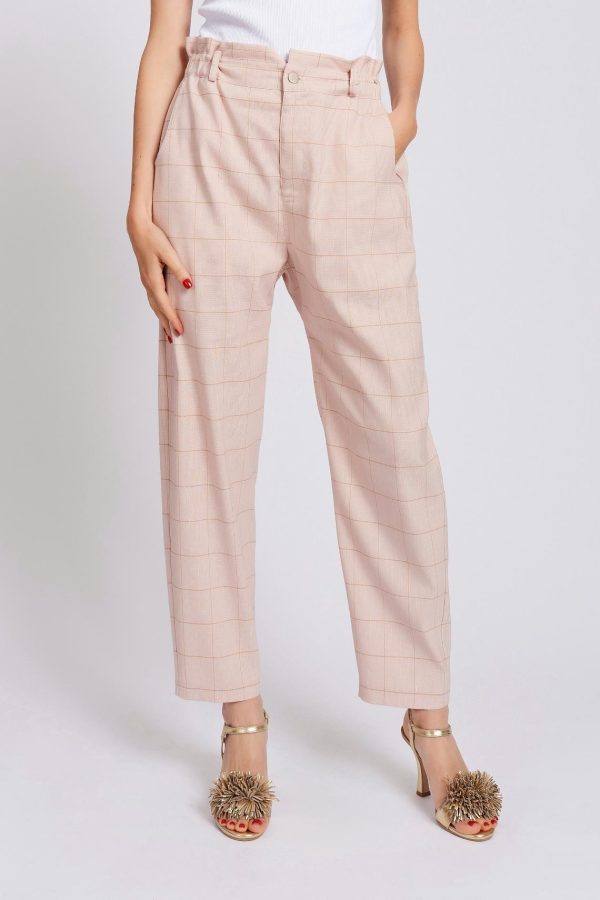 Frenzino checked trousers maison cherie