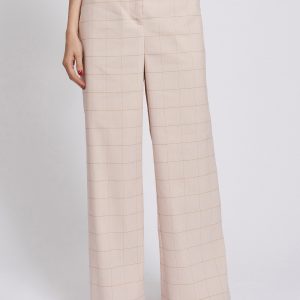 mirto checked trousers maison cherie