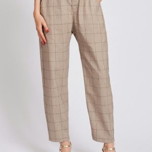 Frenzino checked trousers maison cherie