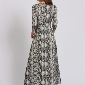 Python pattern Can Cun dress maison cherie