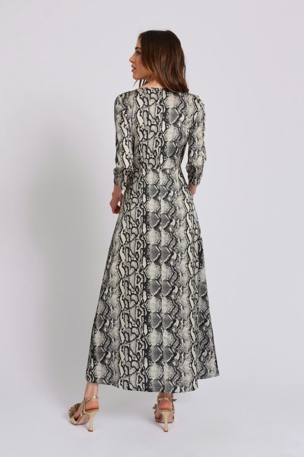 Python pattern Can Cun dress maison cherie