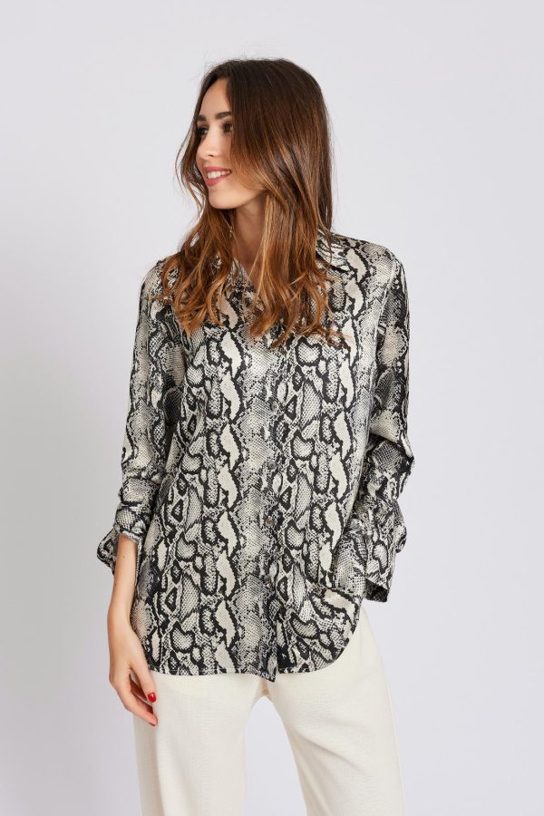 Python pattern Syracuse shirt  maison cherie