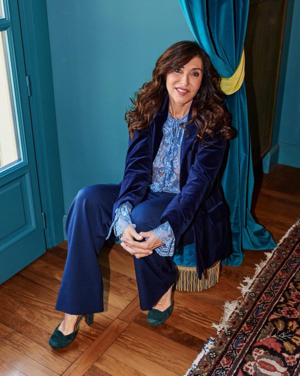 giacca blazer velluto maison cherie