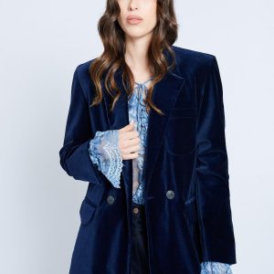 giacca blazer velluto maison cherie