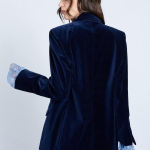 giacca blazer velluto maison cherie