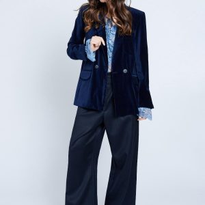 giacca blazer velluto maison cherie