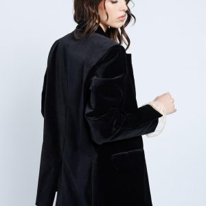 giacca blazer velluto maison cherie